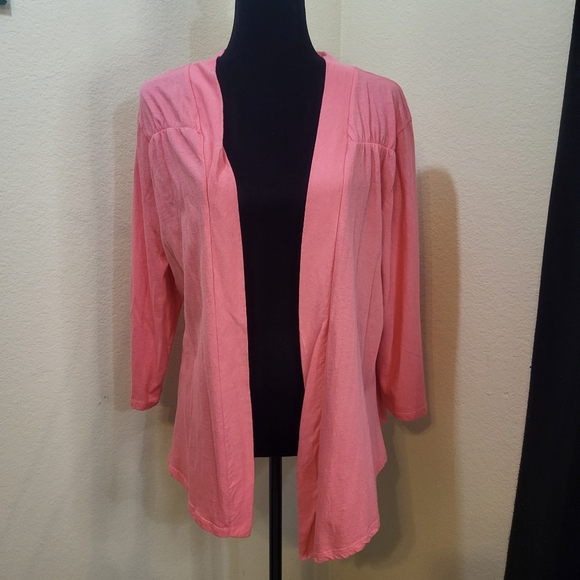 Metropolitan Sweaters - Metropolitan Women's Cardigan, Pink, Large
